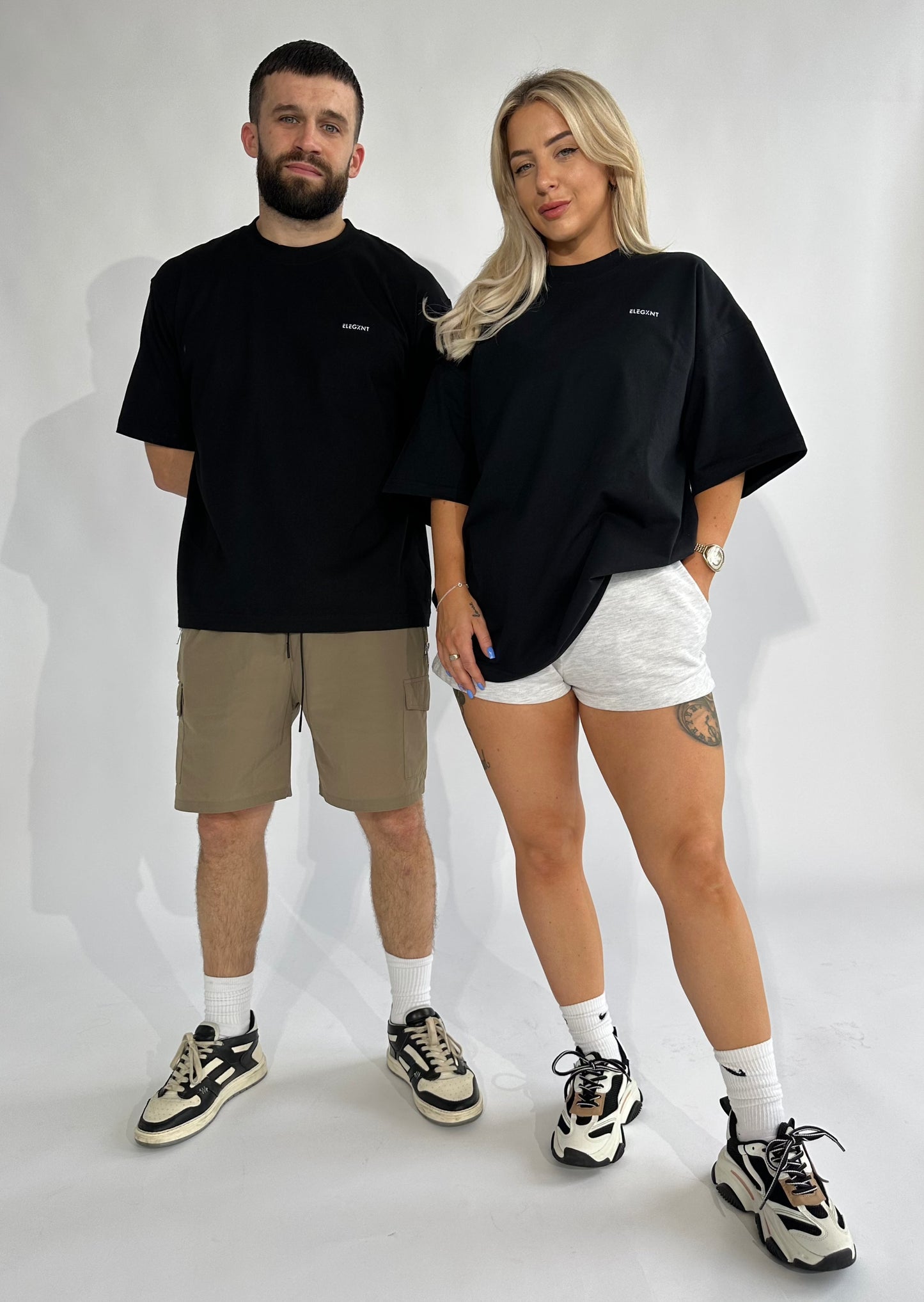 Boy Girl Black White Set