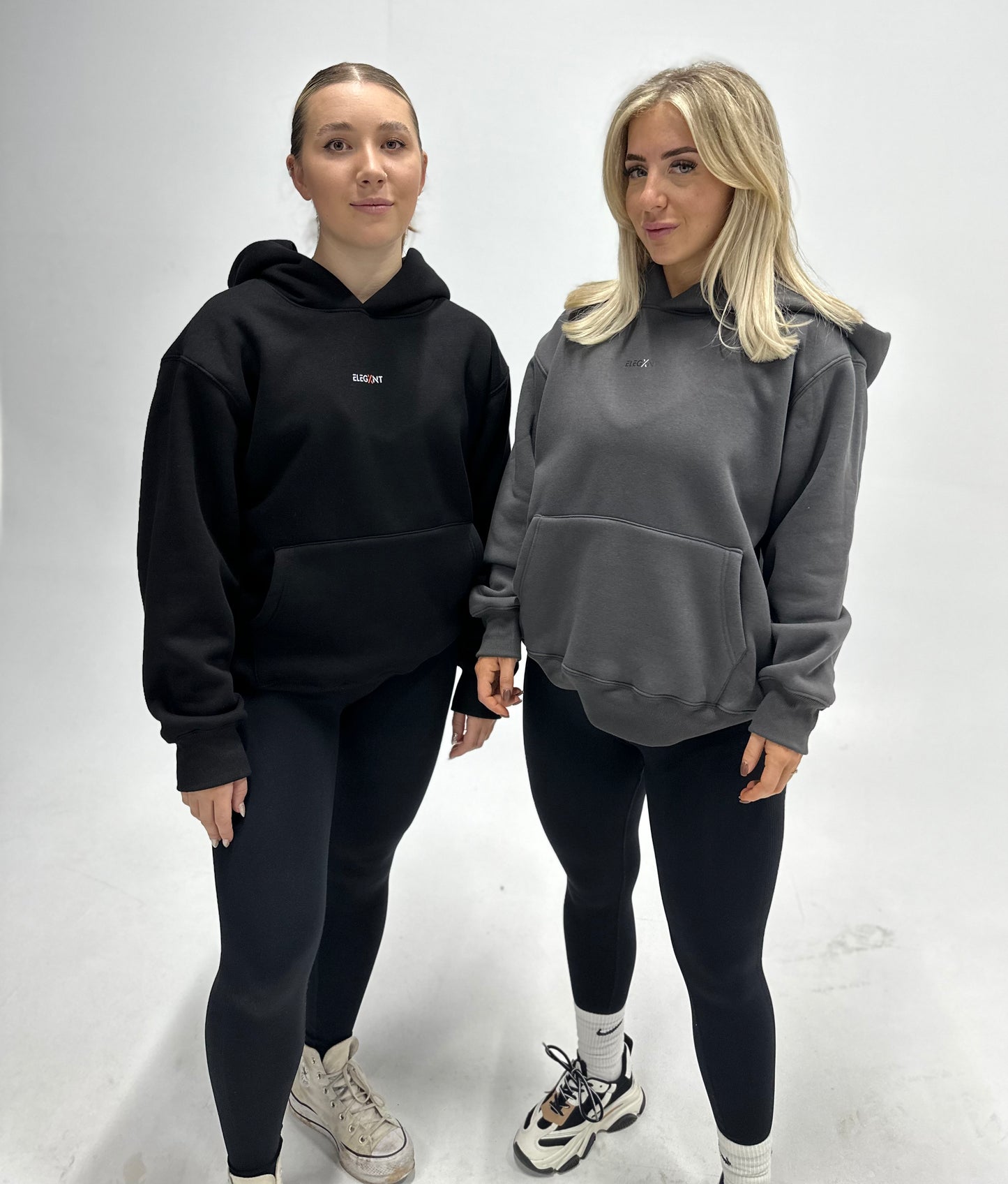 Oversized Charcoal Grey Hoodie