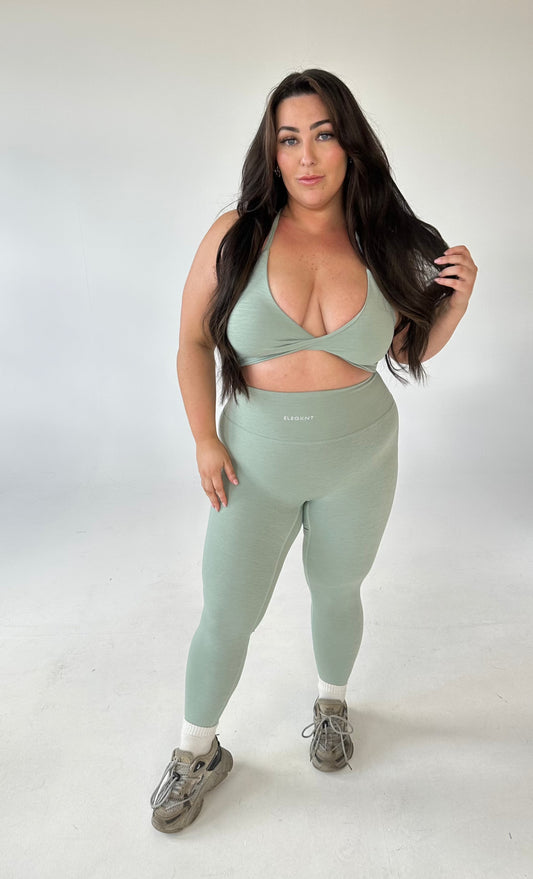 Light Green Gym Set Women