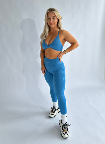 Uplift Sky Blue Sports Bra