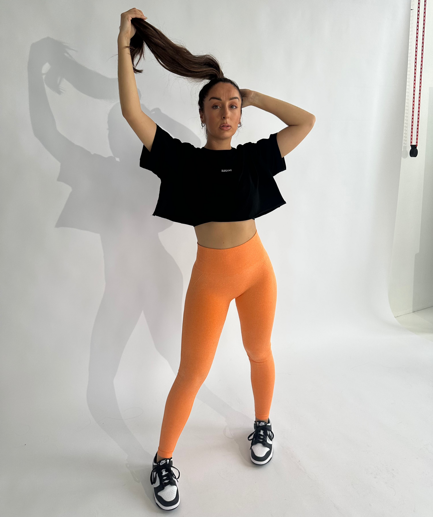 Peach Orange Leggings