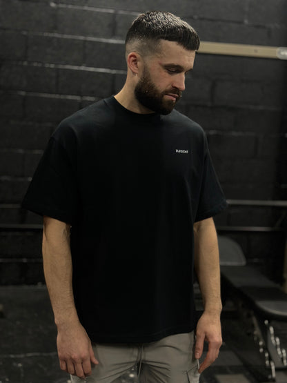 Over-Sized Unisex Black Tee