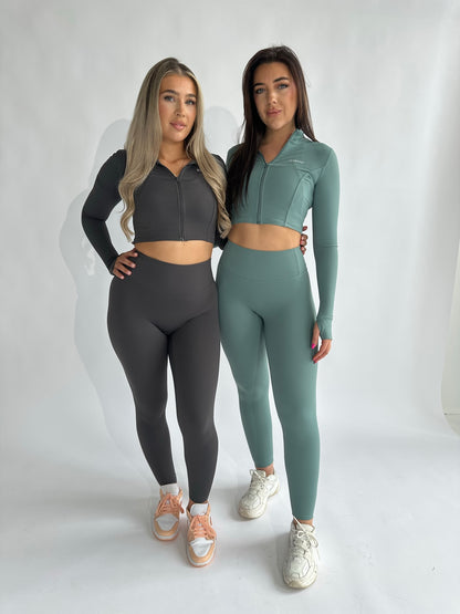 Jacket - Black and Green