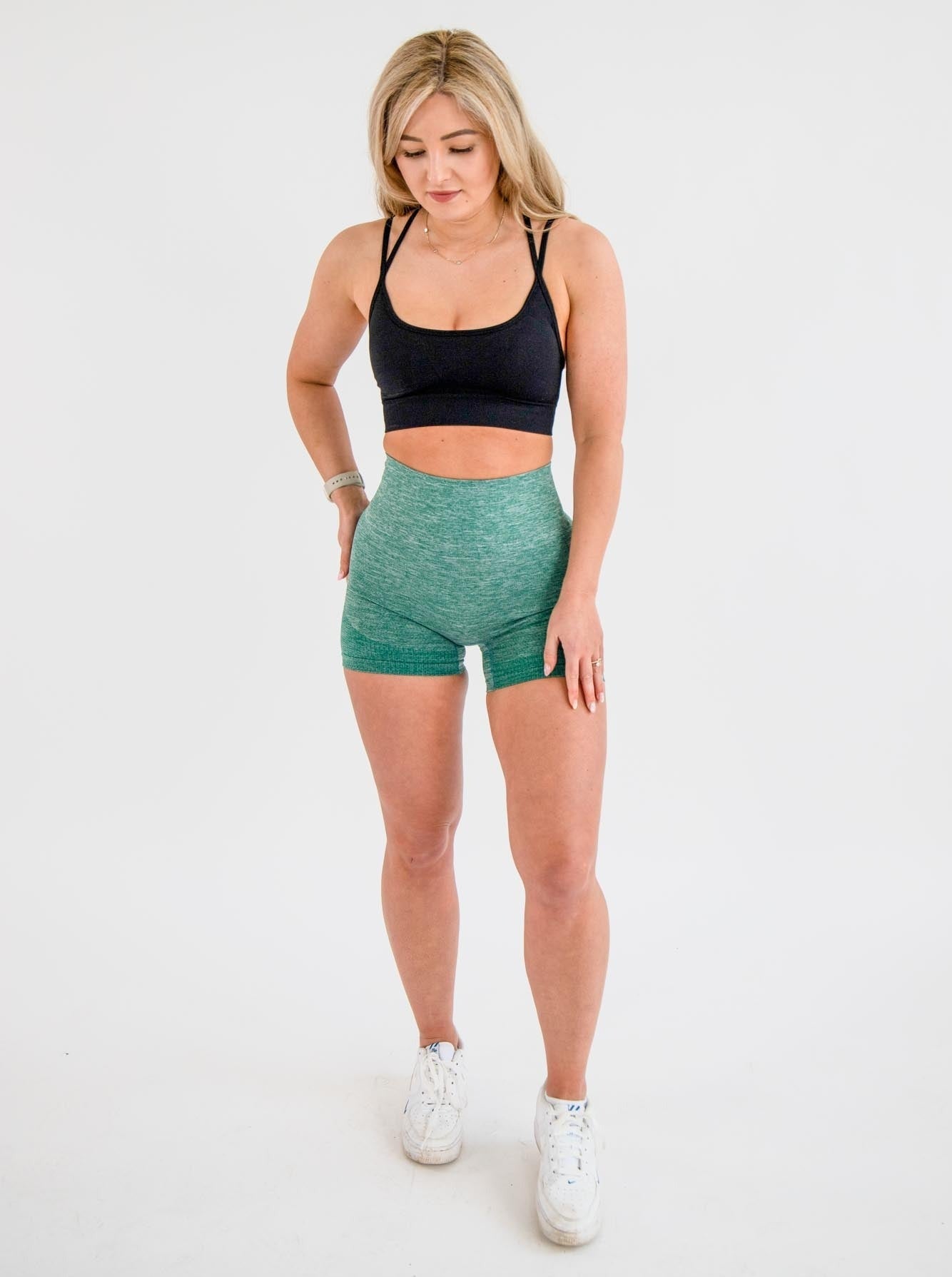 Basic Green Shorts - Elegxnt Clothing